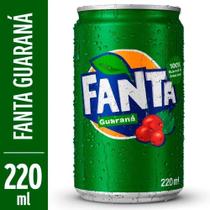 Kit c/ 12 Refrigerante Fanta Guarana Lata 220ml Original