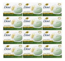 Kit C/12 Sabonete Barra Dove Erva Doce 90g