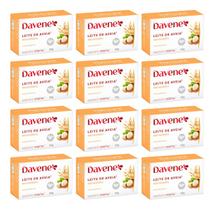 Kit C/12 Sabonete Barra Leite De Aveia Macadâmia Davene 90g Kit C/12 Sabonete Barra Leite De Aveia Macadâmia Davene 90g