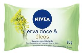 Kit c/ 12 Sabonete Em Barra Erva Doce & Oleos 85g Nivea