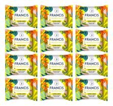 Kit C/12 Sabonete Em Barra Francis Capim Limão 80g