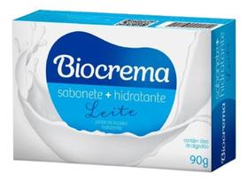 Kit c/ 12 Sabonete + Hidratante Em Barra Biocrema Leite -