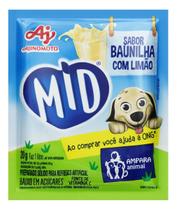 Kit c/ 12 Suco de baunilha com limao Mid em po 20g