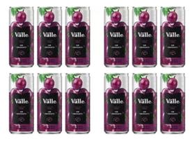 Kit C/12 Suco Del Valle Sabor Uva Lata 290ml