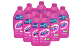 Kit c/ 12 Tira Manchas Vanish Líquido Roupas Coloridas 500ml