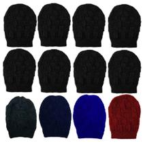 Kit C/12 Touca Gorro Tamine D-19 Duplo Unissex Tijolinho