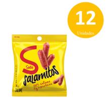 Kit C/12 Unidades Salamitos Pocket Sadia Pacote 36g