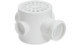 Kit c/ 12PC Caixa Sifonada 3entradas N64 Redonda Brc 100x100x50- Amanco Kit c/ 12PC Caixa Sifonada 3entradas N64 Redonda Brc 100x100x50- Amanco