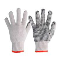 Kit c/ 12PR Kit 12 Pares de Luva Plastcor Em Algodão 3 Fios Tricotadas