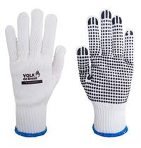 Kit c/ 12PR LUVA TRICOTADA HELANCA BRANCA COM PIGMENTO G - VOLK