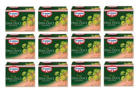 Kit c/ 12un Chá de Erva Doce 15 sachês - Dr. Oetker