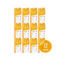 Kit c/ 12un Depilflax Folha De Depilação Facial Natural c/ 24un