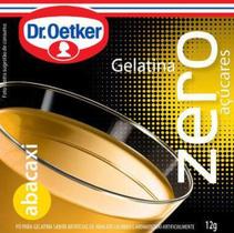 Kit c/ 12un Gelatina Zero Abacaxi 12g - Dr. Oetker - Dr Oetker