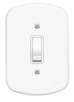 Kit c/ 12un - Interruptor Simples 4x2 1 Tecla Fame Blanc