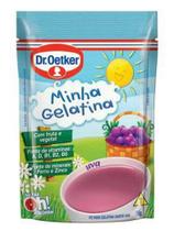Kit c/ 12un Minha Gelatina Uva 75g - Dr. Oetker - Dr Oetker