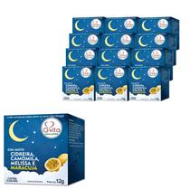 Kit c/ 12und Chá Cidreira, Camomila e Maracujá Q-VITA 10x12g Kit c/ 12und Chá Cidreira, Camomila e Maracujá Q-VITA 10x12g