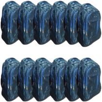Kit C/ 12x Mochila Grande Cor Azul - CCB Fashion Bag