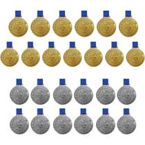 Kit C/13 Medalhas de Ouro + 12 Medalhas de Prata M43 Crespar
