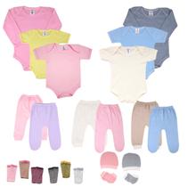 Kit C 14 Body Bebêmijão Liso Roupa Bebê Atacado