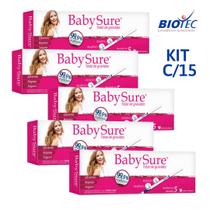 Kit C/15 Baby Sure 99,9% De Precisão Rápido E Seguro - UNIAO QUIMICA