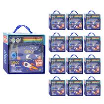 Kit C/ 15 Livro-Box - Espaço - C/ Canetas E Acess. Atividades Lembrancinha Aniversário Kit C/ 15 Livro-Box - Espaço - C/ Canetas E Acess. Atividades Lembrancinha Aniversário