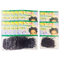 Kit c/ 15 pct Elástico Silicone c/ 60und cada pct Preto Kit c/ 15 pct Elástico Silicone c/ 60und cada pct Preto