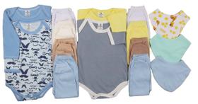 Kit C/15 Roupas De Bebê Peças Menino E Menina Maternidade Kit C/15 Roupas De Bebê Peças Menino E Menina Maternidade