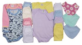 Kit C/15 Roupas De Bebê Peças Menino E Menina Maternidade