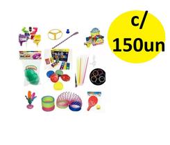 Kit c/ 150 Brinquedos Dia das Crianças Cosme Damião Sortidos Kit c/ 150 Brinquedos Dia das Crianças Cosme Damião Sortidos