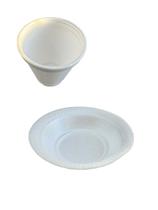 Kit c/150 un Descartáveis Isopor Potes 360ml e Cumbucas 15cm
