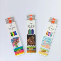 Kit C/18 Lápis De Cor Pastel + Metálico + Neon