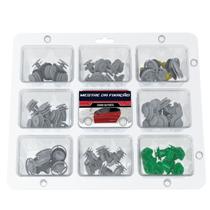 Kit C/190 Grampos Forro Porta Diversos - 9 Berços/Mix 02 Kit C/190 Grampos Forro Porta Diversos - 9 Berços/Mix 02