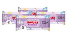 Kit c/ 192 Lenços Umedecidos Huggies Rosto e Corpo p/ Bebê Kit c/ 192 Lenços Umedecidos Huggies Rosto e Corpo p/ Bebê