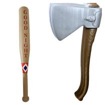 Kit c/2 1Bastao arlequina 1 foice panico brinquedo plastico Kit c/2 1Bastao arlequina 1 foice panico brinquedo plastico