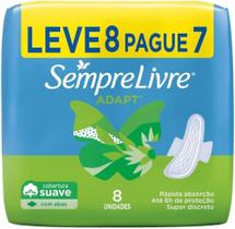 Kit c/ 2 Absorvente com Abas Adapt Cobertura Suave Sempre