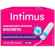 Kit c/ 2 Absorvente Interno Intimus Mini 8 Unidades