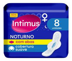 Kit c/ 2 Absorvente Noturno Intimus Cobertura Suave 8
