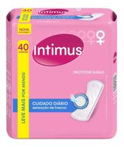 Kit c/ 2 absorvente Protetor Cuidado Diario 40Un Intimus