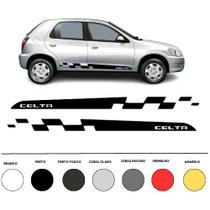 Kit C/ 2 Adesivo Faixa Lateral Chevrolet Celta 2 E 4 Portas Kit C/ 2 Adesivo Faixa Lateral Chevrolet Celta 2 E 4 Portas