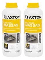 Kit C/2 Aditivo Plastificante Axton Liga Para Massa 1 Litros