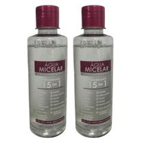 Kit C/2 Água Micelar Colágeno e Pantenol 260ml Mary Life Demaquilante Limpeza Facial Kit C/2 Água Micelar Colágeno e Pantenol 260ml Mary Life Demaquilante Limpeza Facial