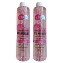 Kit C/2 Água Micelar Rosa Mosqueta P/Face 300 ml - Spa