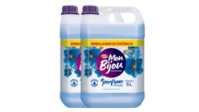 Kit c/ 2 Amaciante Mon Bijou + Perfumado + Fixação 5 Litros