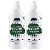 Kit C/2 Amolecedor De Cutículas Ideal Com Óleo De Melaleuca 500ml