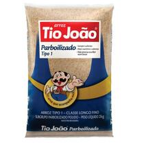 Kit c/ 2 Arroz parboilizado tipo 1 Tio Joao pacote 2kg