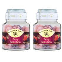 Kit c/ 2 Bala Alemã Importada Frutas Berry Selection Cavendish & Harvey 300g Pote de Vidro