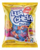 Kit c/ 2 Bala Lua Cheia Frutas framboesa, cereja e laranja