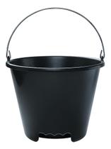Kit c/ 2 Balde Plastico Preto Multiuso Alca De Ferro Kit c/ 2 Balde Plastico Preto Multiuso Alca De Ferro