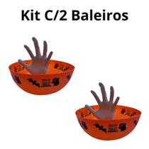Kit C/2 Baleiros C/Mão Assustadora Halloween Enfeite Decoração Kit C/2 Baleiros C/Mão Assustadora Halloween Enfeite Decoração