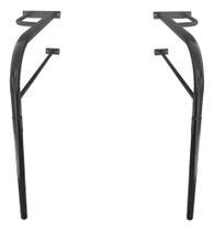 Kit c/ 2 Barra Segurança Lateral Apoio Pé Banheiro Deficiente Idoso Direito Esquerdo